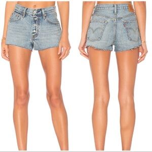 NWT Levi’s 501 Cutoff Denim Shorts 32 jump start